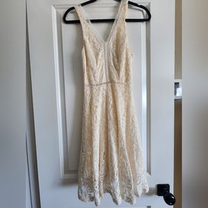 New lace fit & flare dress